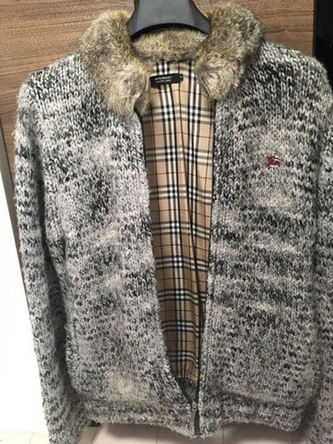 Giacca maglia pelliccia - , di