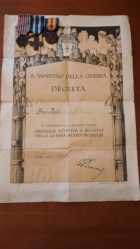 Diploma attestato soldato - attestato,