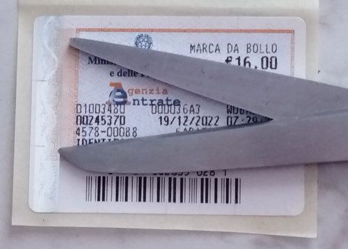 Marca bollo 16 - marca,