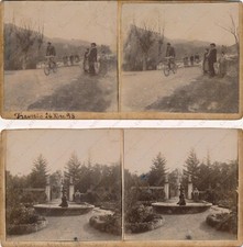 1898 CROSSING cyclist MANIAGO