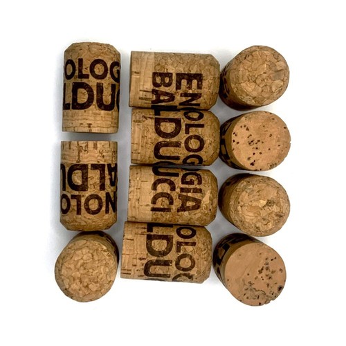 100 tappi sughero - sughero, 0+2
