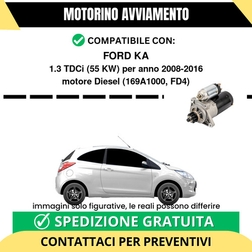 Motorino avviamento ford - motorino,
