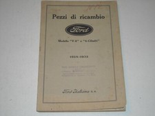 Ford-Pezzi di Ricambio-Modello  V-8  e  4-Cilindri -1928-1932