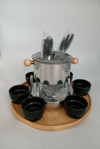 Fonduta set completo con - fonduta,