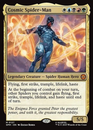 Cosmic spider man custom - cosmic,