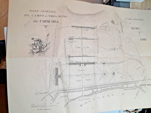 1890 roma piano generale del - roma,