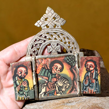 Icona trittico dipinto altare