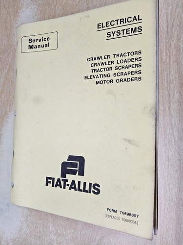 Fiat allis manuale servizio - fiat-allis,