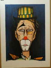 V. Beffa, clown, litografia