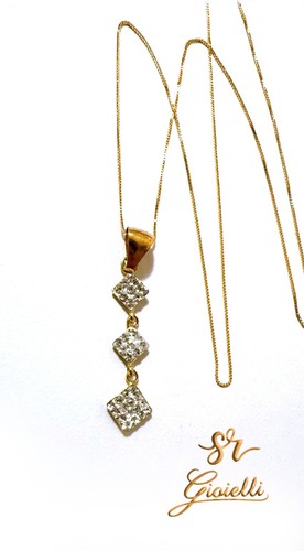 Collana trilogy 45cm oro - 45cm,