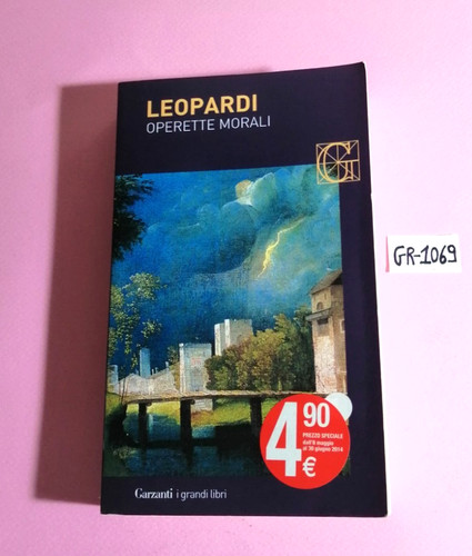 Giacomo leopardi operette - giacomo, -operette