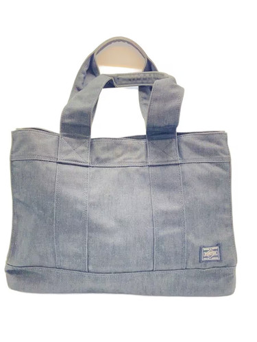 Borsa tote porter denim - denim, blk
