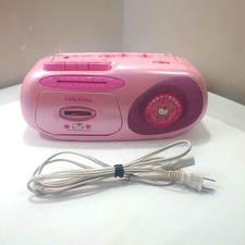 Hello Kitty Retro AM FM Radio Cassette Recorder RM 120KT Showa Japan Raro