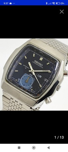 Seiko monaco quandrante nero