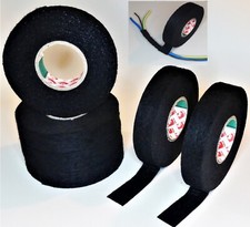 100 ROTOLI NASTRO SCAPA 19mm X 10mt TELATO TESSUTO MORBIDO CABLAGGI AUTO E MOTO