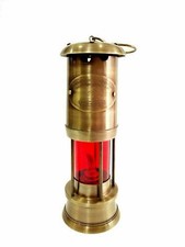 Lanterna minatore in ottone