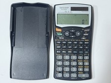 Sharp EL-520W Calcolatrice Scientifica Doppia Potenza Avanzata D.A.L Con Custodia