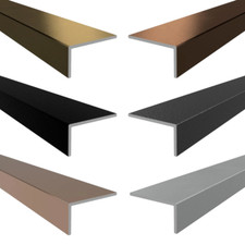 5x Bordo Angolare Alluminio Protezione Copertura Bordo 2m Media Parete Camino