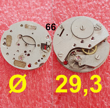 movimento diametro 29,3 28,7mm bilancere ok movement old watch for parts vintage