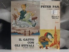 PIERA GATTA / ROBERTO BRIVIO - PETER PAN / IL GATTO CON GLI STIVALI 45 GIRI 7" 