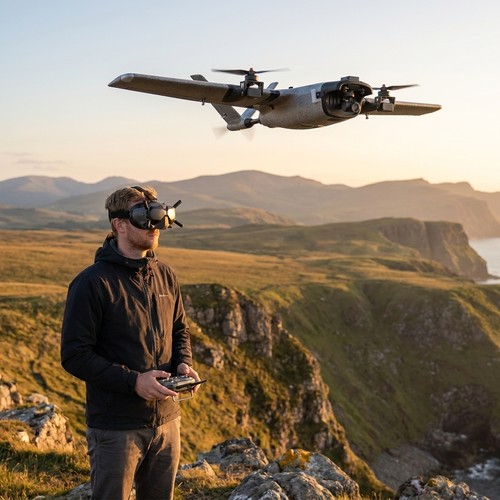 Vtol fpv drone rtf dji - fpv, o4