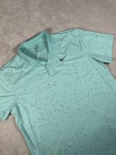 Polo Nike Golf Dri-Fit Performance taglia XL come nuova motivo geometrico golf elasticizzato