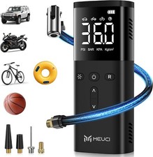 Gonfiatore Pneumatici Compressore Aria Portatile - Pompa Aria Senza Fili per Pneumatici Auto 1000mah