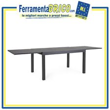 TAVOLO IN ALLUMINIO ANTRACITE ALLUNGABILE DA ESTERNO 90x135-270 CLIV BIZZOTTO
