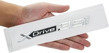 2 pezzi lettera XDrive 35i emblema parafango distintivo laterale cromato sport per XDrive35i