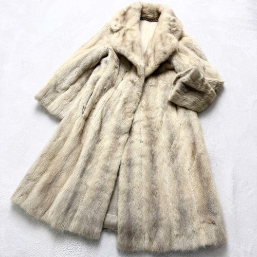 Cappotto lungo visone zaffiro