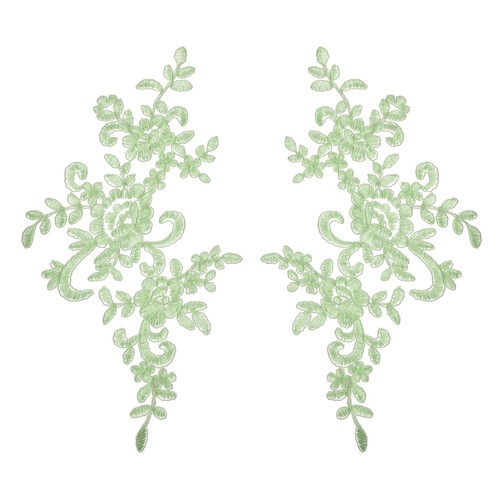 Pezzi pizzo fiore - fiore, verde