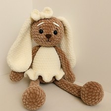 Peluche Coniglietta fatta a