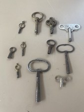 Lotto Chiavi Ricarica Orologio Pendolo Sveglia Epoca Collezione