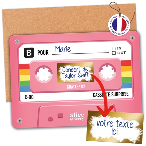 Cassette surprise regalo per - cassette,