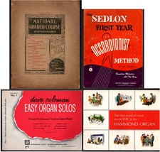 4 Vintage PIANO FORTE, ORGAN