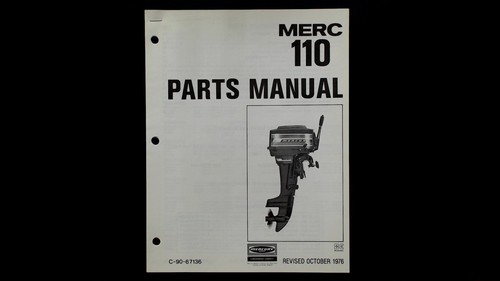Mercury merc 110 - mercury, manuale