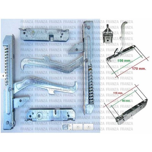 Kit 2pz cerniera molla - kit,