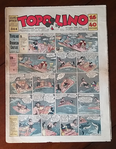 Topolino giornale 344 - **topolino,