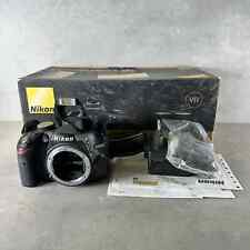 NIKON D3200 FOTOCAMERA Nero CORPO MACCHINA Con Accessori E Scatola