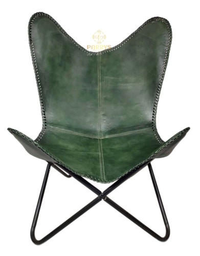 Sedia farfalla pelle - in,