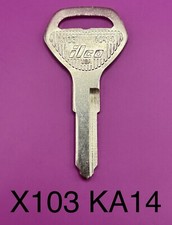 1 Key Blank Kawasaki 1979-2006
