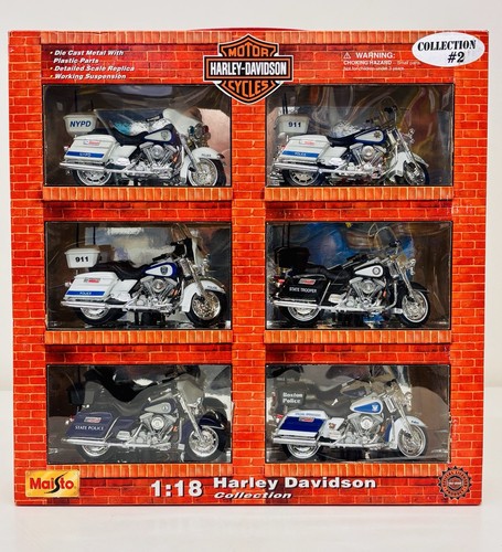 Collezione moto polizia maisto - collezione,
