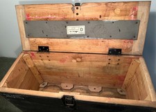 WW2 Scatola di legno munizioni