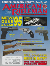 American Rifleman Magazine Apr 1995 H & K USP .45 ACP Colt SF-VI Beretta 8000