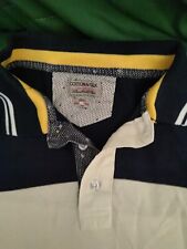 COTTON&SILK polo uomo XL bianca/blu scuro usata buone condizioni 