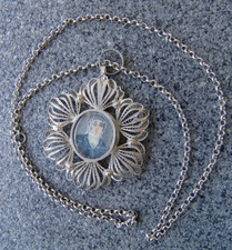 ANTICO CIONDOLO IN ARGENTO CON