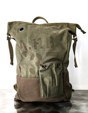 Zaino in canvas AERONAUTICA MILITARE uomo 251BO1161CT3589 07299 verde