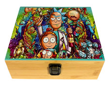 Rick and Morty Style Wooden