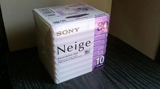10 Minidisc Sony Neige Série 4 MD 80 min