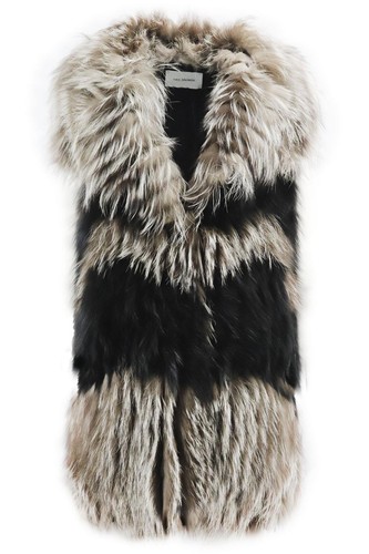 Yves salomon gilet - gilet, pelliccia